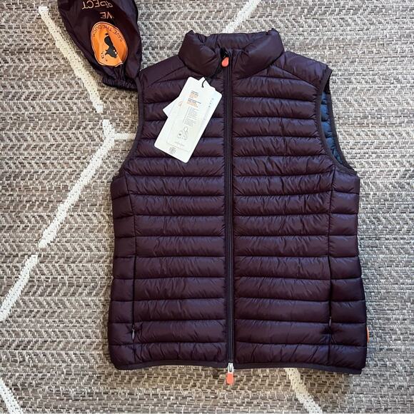 Save the duck charlotte puffer vest sz small womens - Picture 1 of 5